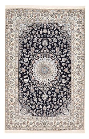 Alfombra Persa - Nain - Prima - 313 x 213 cm - azul oscuro