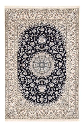 Tapis persan - Nain - Premium - 317 x 212 cm - bleu foncé