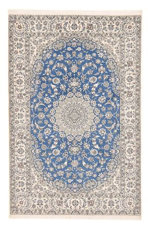 Tapete Persa - Nain - Premium - 309 x 206 cm - azul