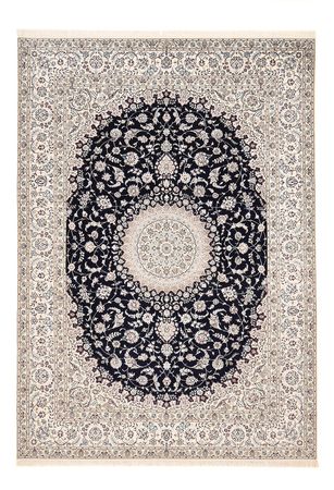 Tapis persan - Nain - Premium - 362 x 255 cm - bleu foncé