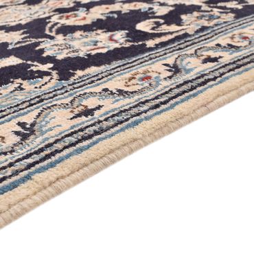 Tapis de couloir Tapis persan - Nain - 206 x 77 cm - bleu foncé