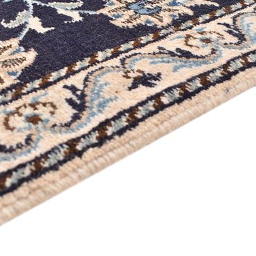 Tapis de couloir Tapis persan - Nain - 292 x 78 cm - bleu foncé