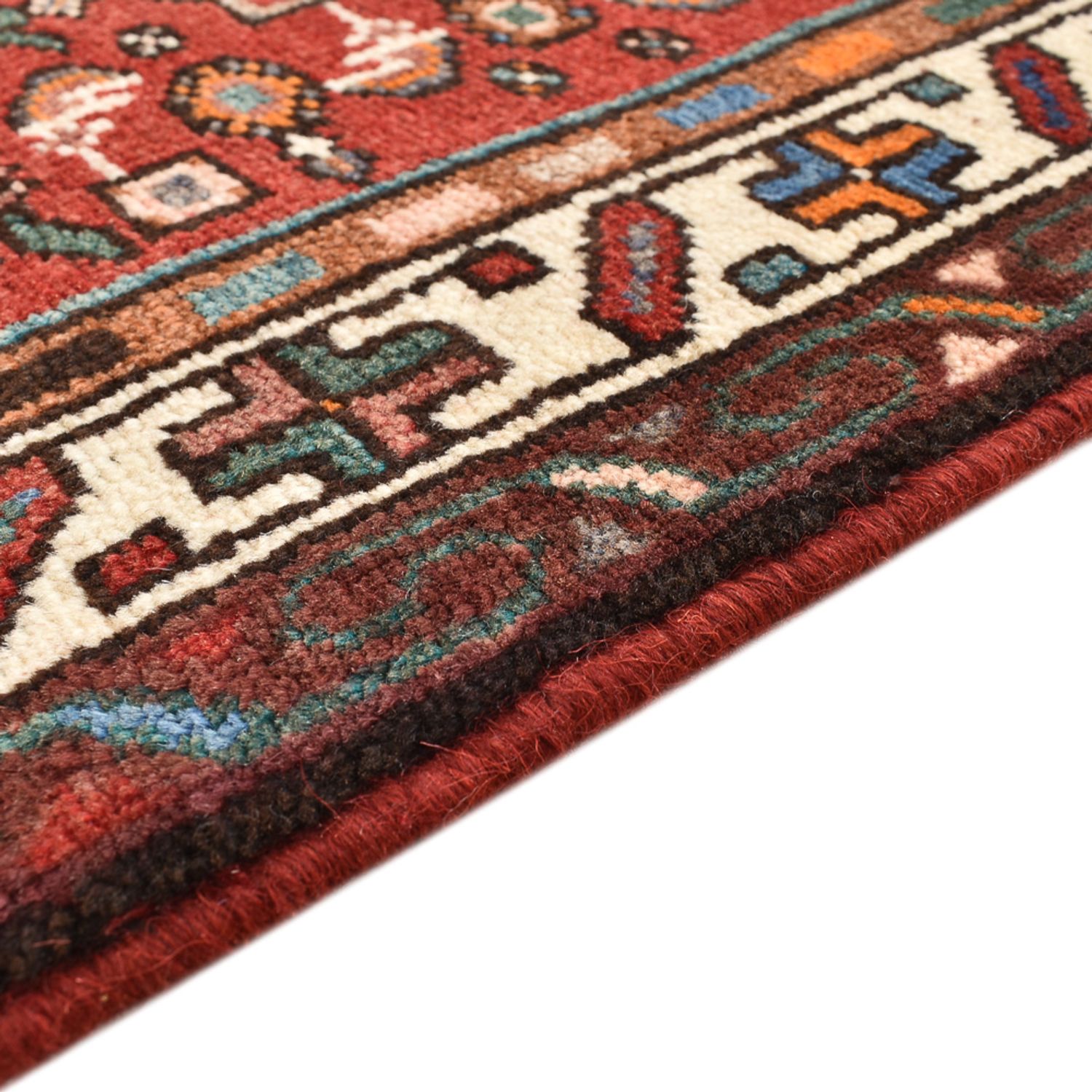 Tapis de couloir Tapis persan - Nomadic - 288 x 85 cm - rouille