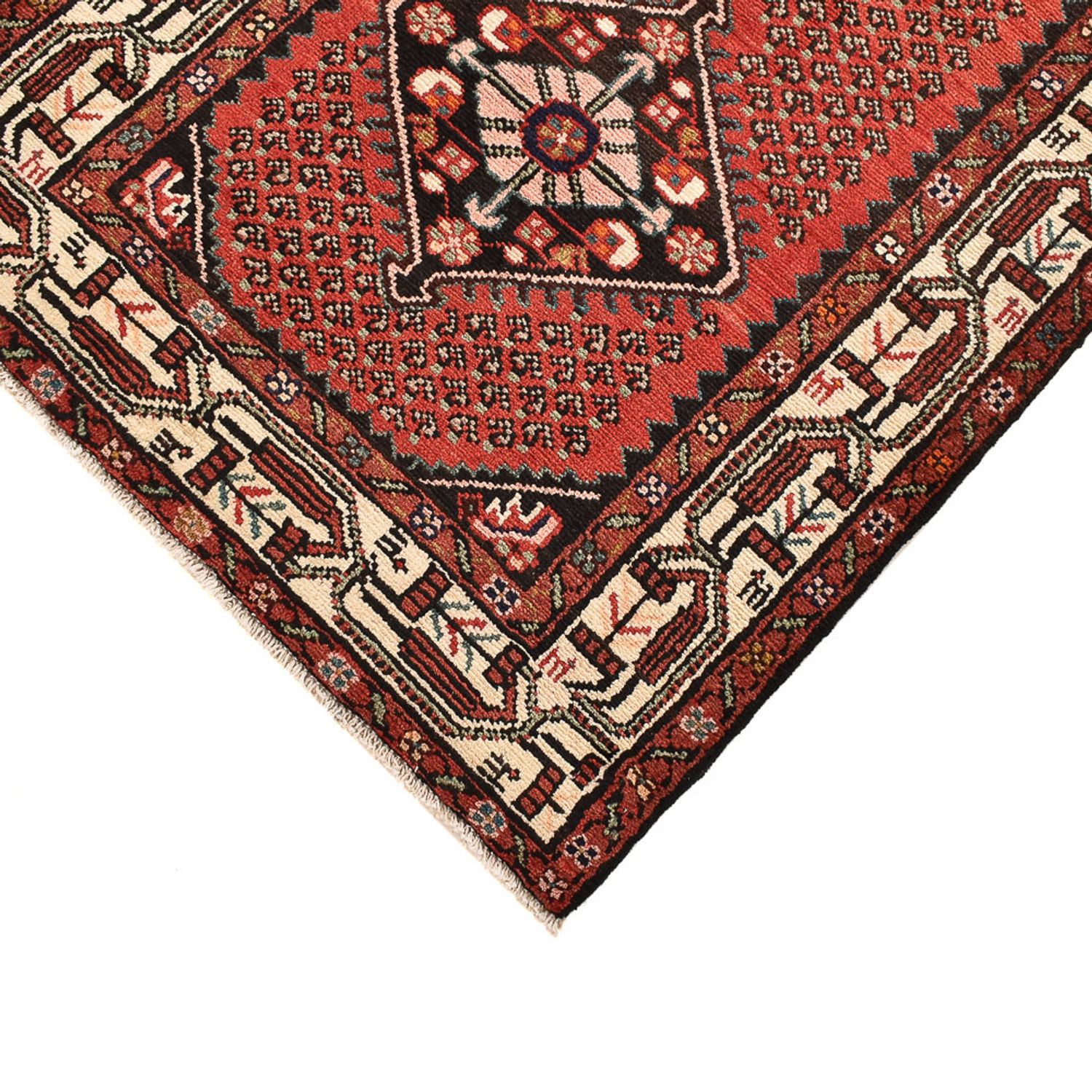 Tapis de couloir Tapis persan - Nomadic - 302 x 83 cm - rouge clair