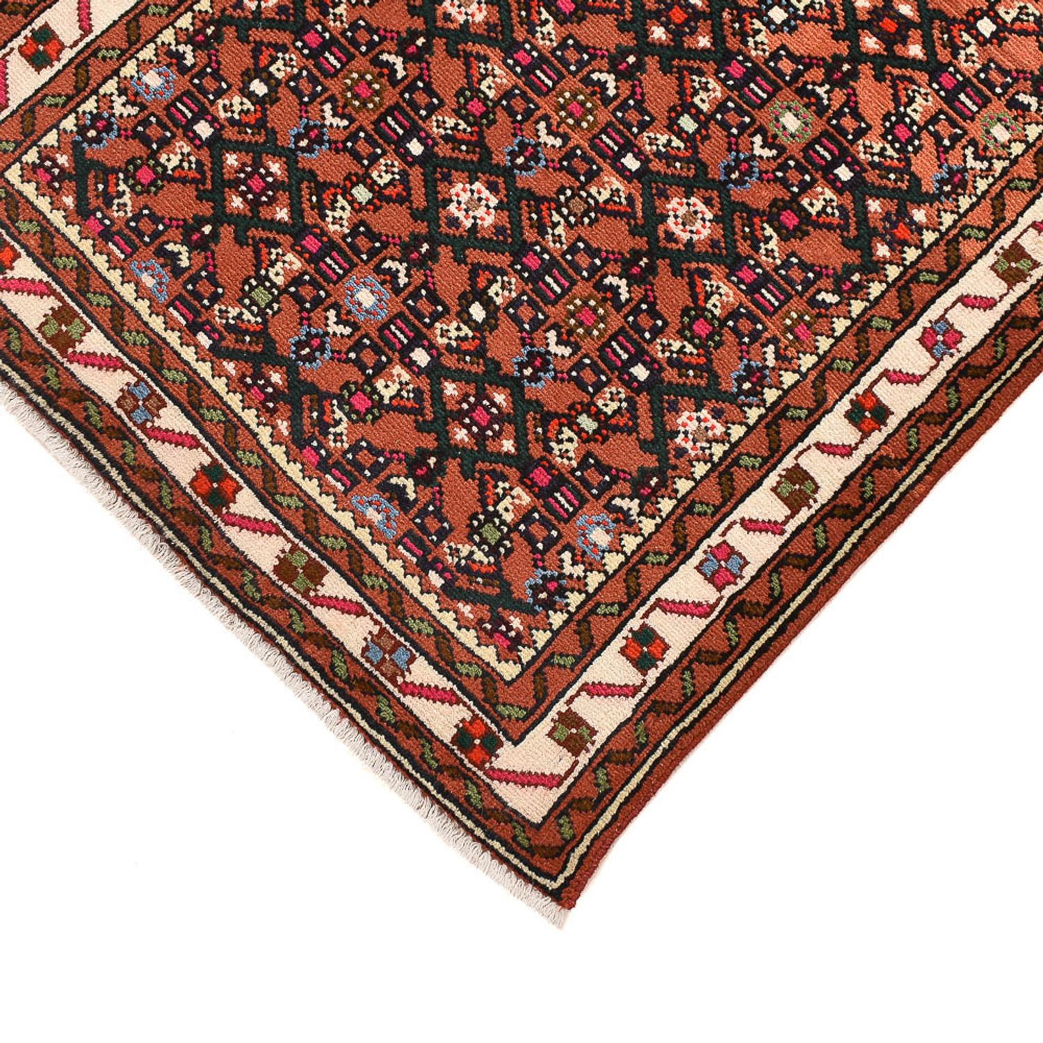 Tapis de couloir Tapis persan - Nomadic - 307 x 70 cm - rouille