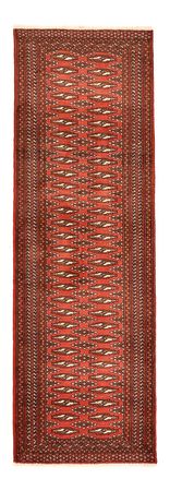 Loper Turkaman tapijt - 197 x 60 cm - rood