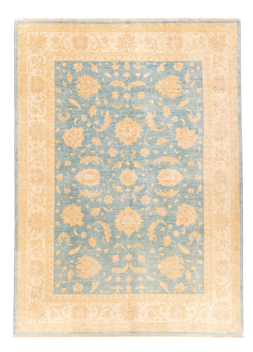 Tapis Ziegler - 343 x 249 cm - bleu clair