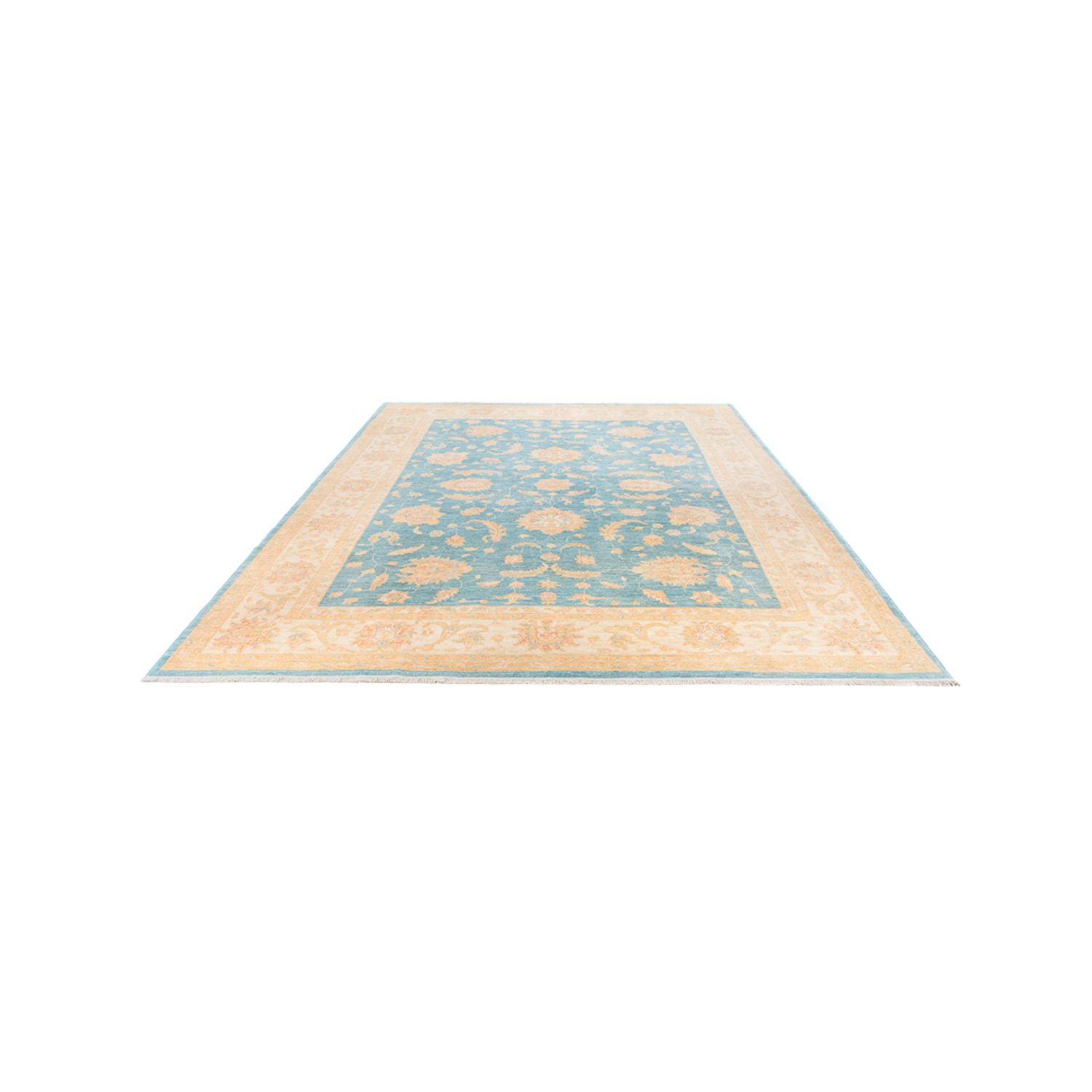 Tapis Ziegler - 343 x 249 cm - bleu clair