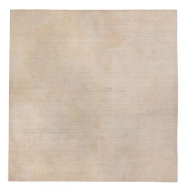 Gabbeh Teppich - Loribaft Softy quadratisch  - 200 x 200 cm - hellbeige