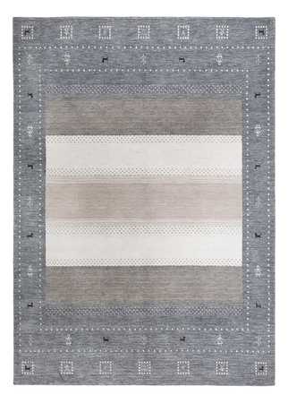 Alfombra Gabbeh - Loribaft Softy - 240 x 170 cm - gris