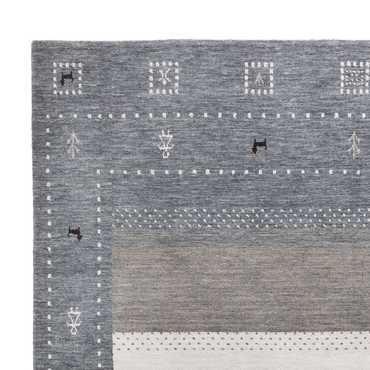 Tapis Gabbeh - Loribaft Softy - 240 x 170 cm - gris