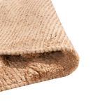 Wollen tapijt - 90 x 60 cm - donker beige