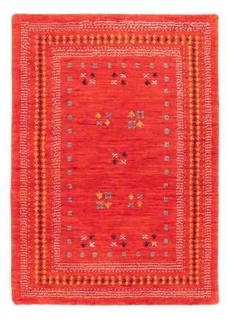 Gabbeh Rug - Loribaft Softy - 90 x 60 cm - red