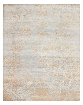 Designer Teppich - 309 x 241 cm - silber