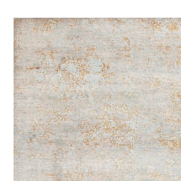 Tapis design - 309 x 241 cm - argent