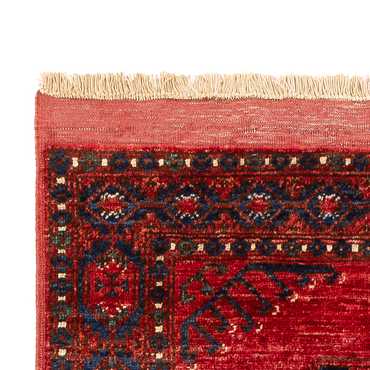 Runner Afghan Rug - 207 x 80 cm - red