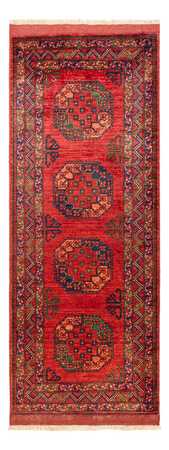 Loper Afghaans tapijt - 216 x 83 cm - rood