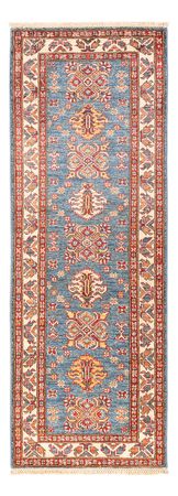 Biegacz Dywan Ziegler - Kazak - 202 x 72 cm - niebieski