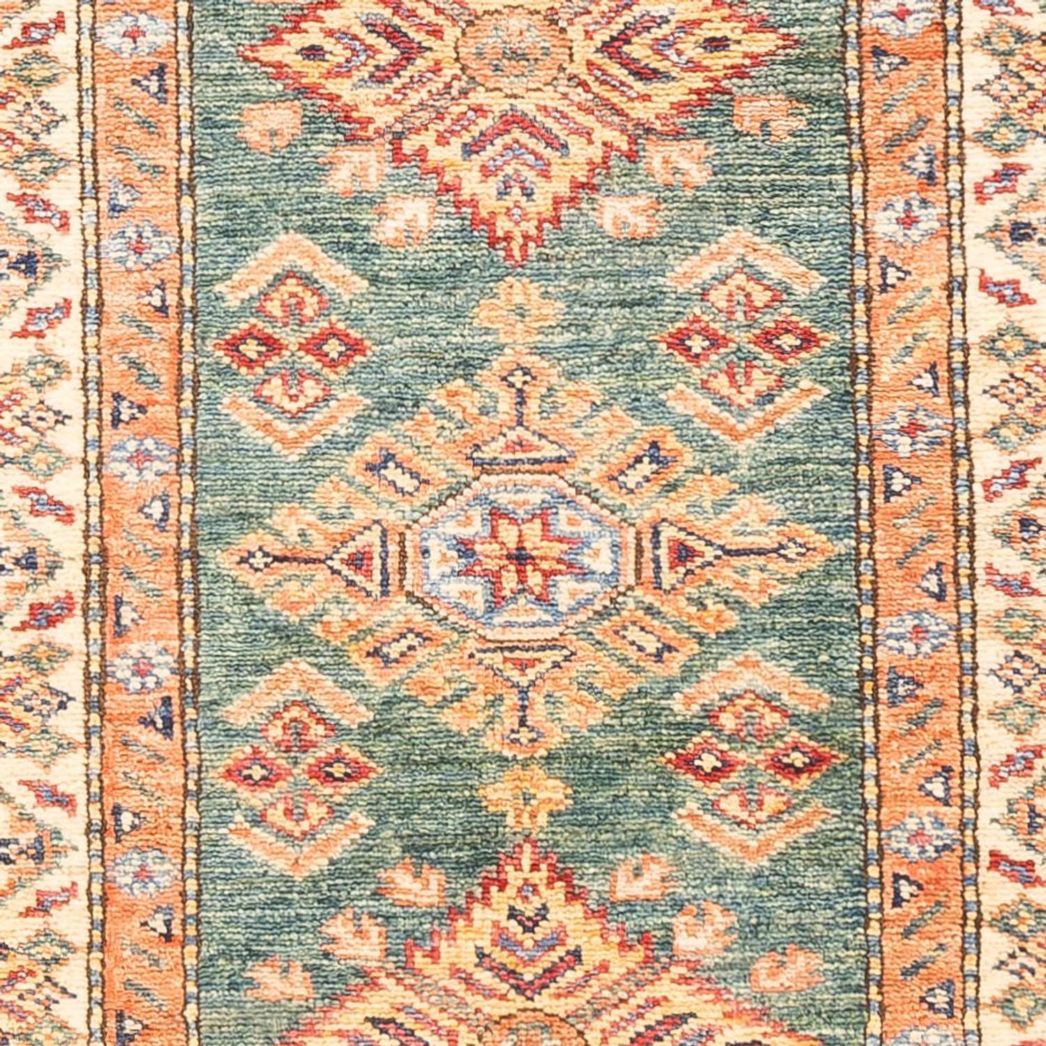 Runner Ziegler Carpet - Kazak - 181 x 61 cm - ljusgrön