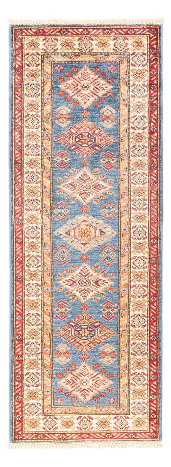 Corredor Tapete Ziegler - Kazak - 177 x 63 cm - azul claro