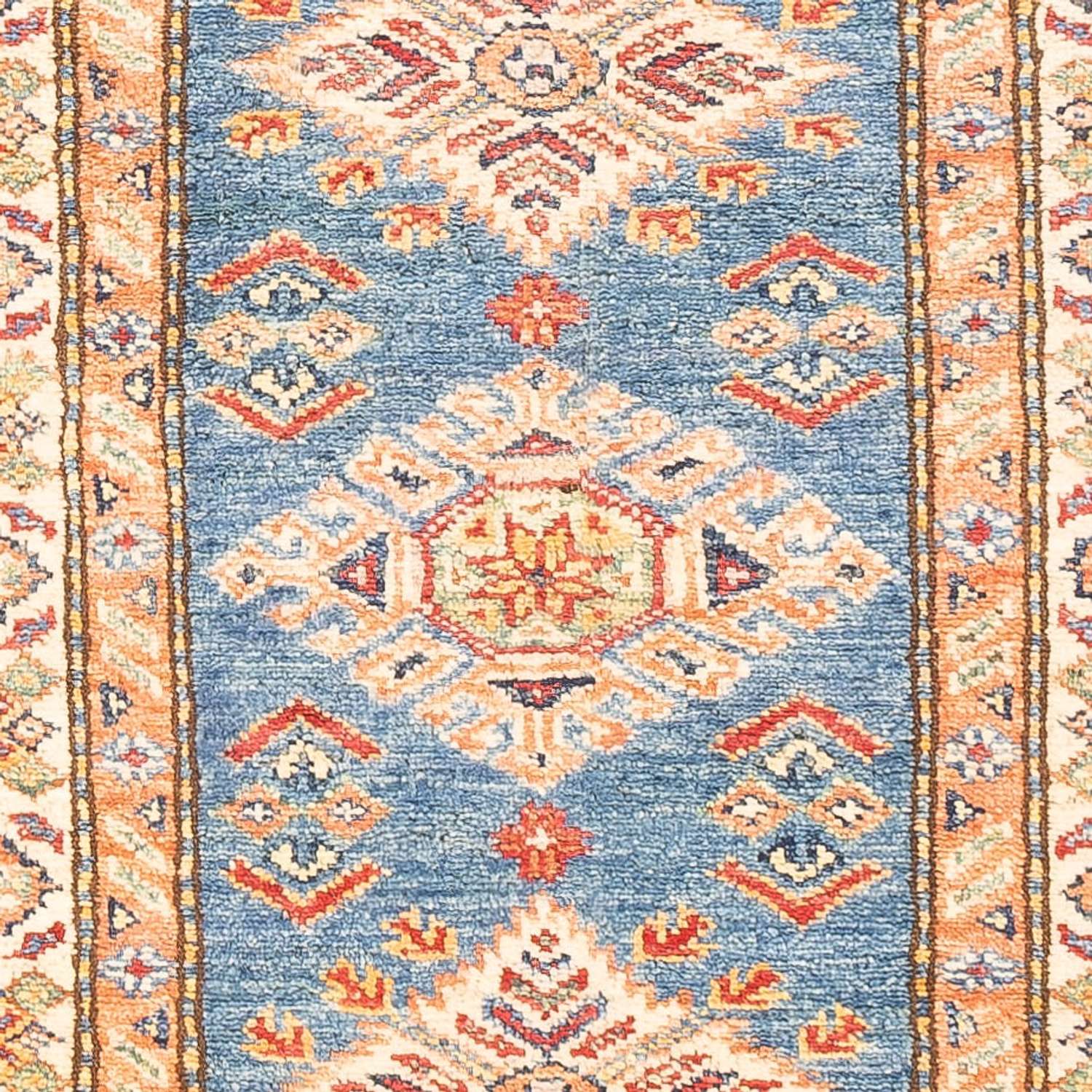 Tappeto corsia Tappeto Ziegler - Kazak - 177 x 63 cm - blu chiaro