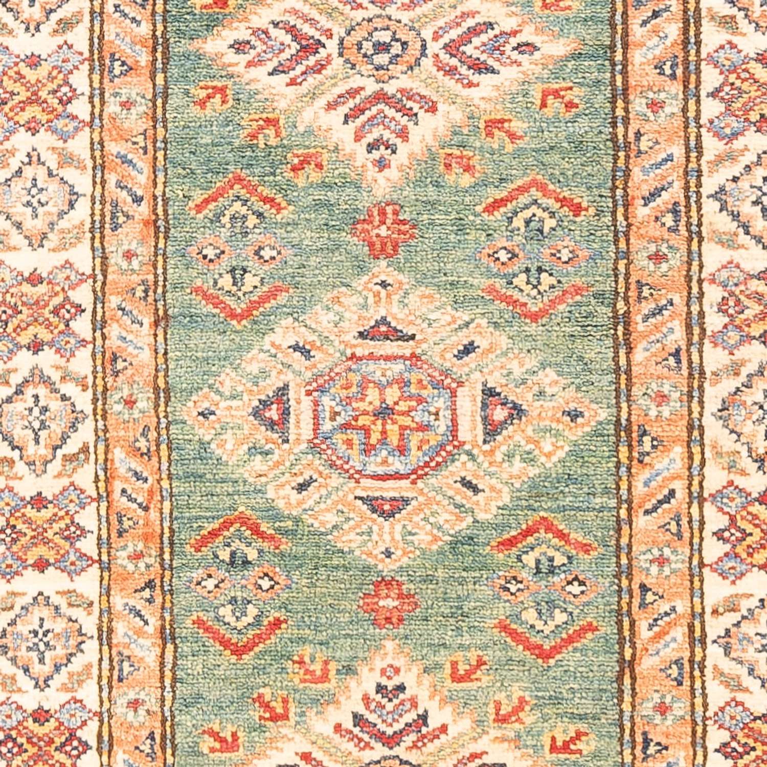 Runner Ziegler Carpet - Kazak - 184 x 58 cm - ljusgrön