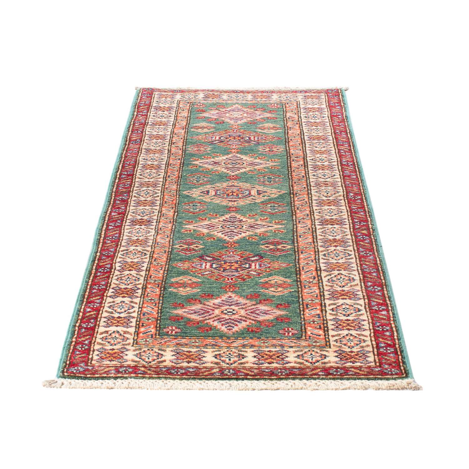 Tappeto corsia Tappeto Ziegler - Kazak - 184 x 58 cm - verde chiaro