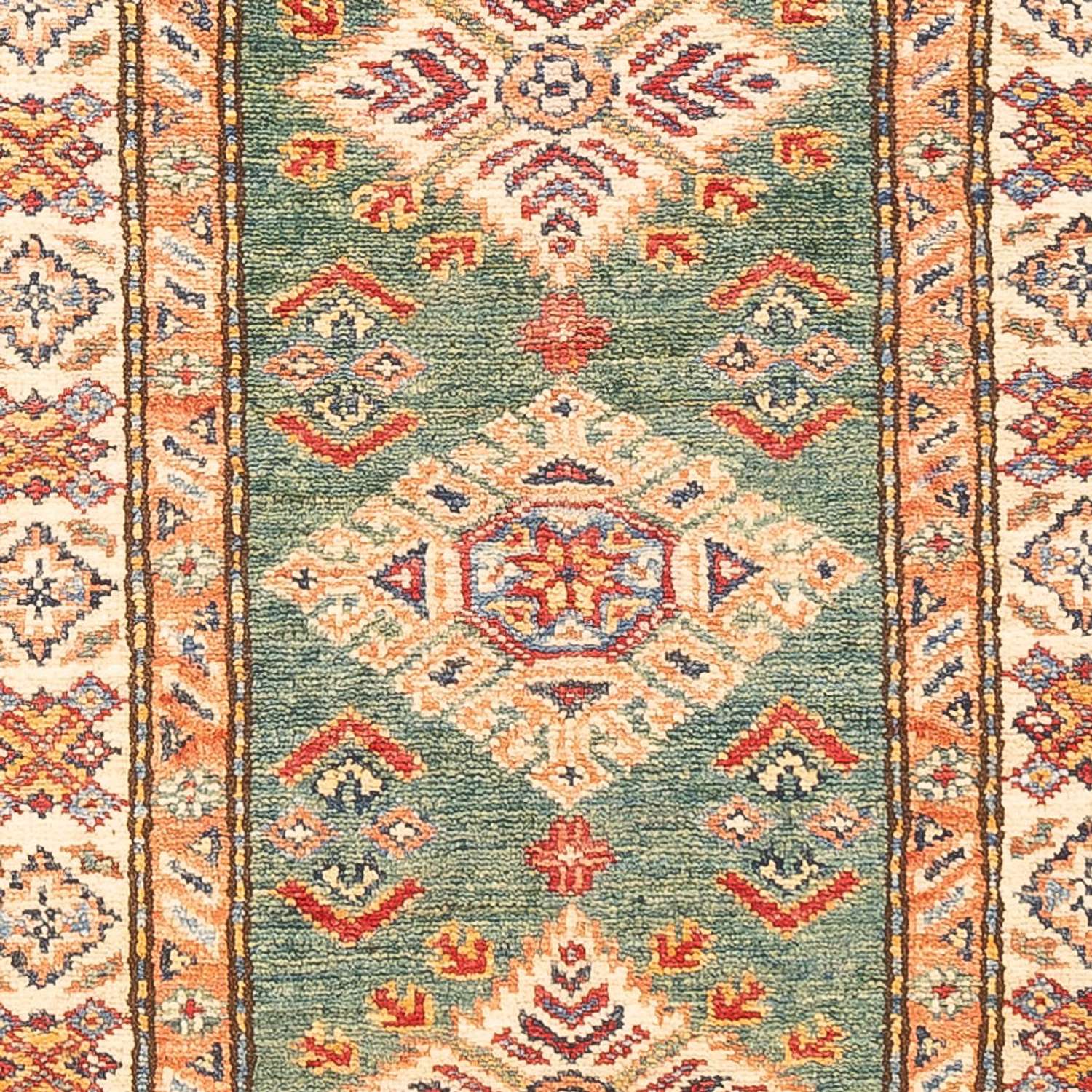 Biegacz Dywan Ziegler - Kazak - 184 x 61 cm - zielona