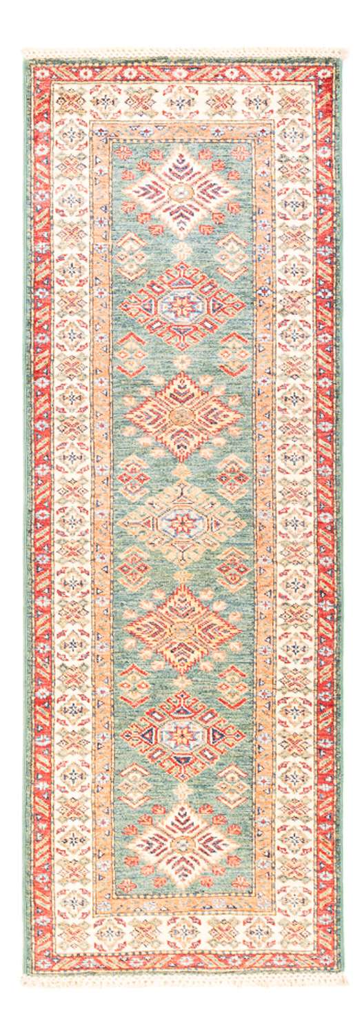 Biegacz Dywan Ziegler - Kazak - 181 x 61 cm - turkusowy