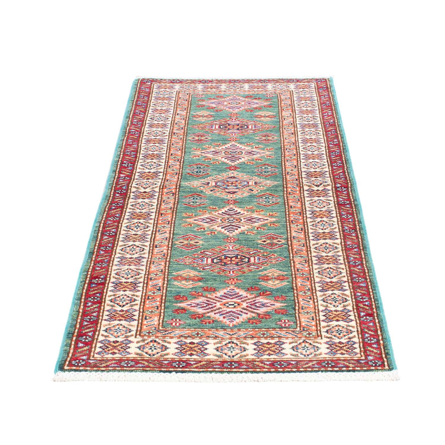 Runner Ziegler Rug - Kazak - 185 x 61 cm - light green