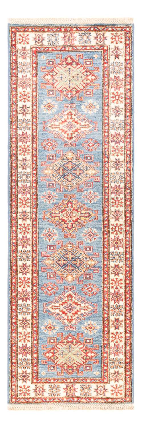 Løper Ziegler Teppe - Kazak - 185 x 60 cm - lyseblå