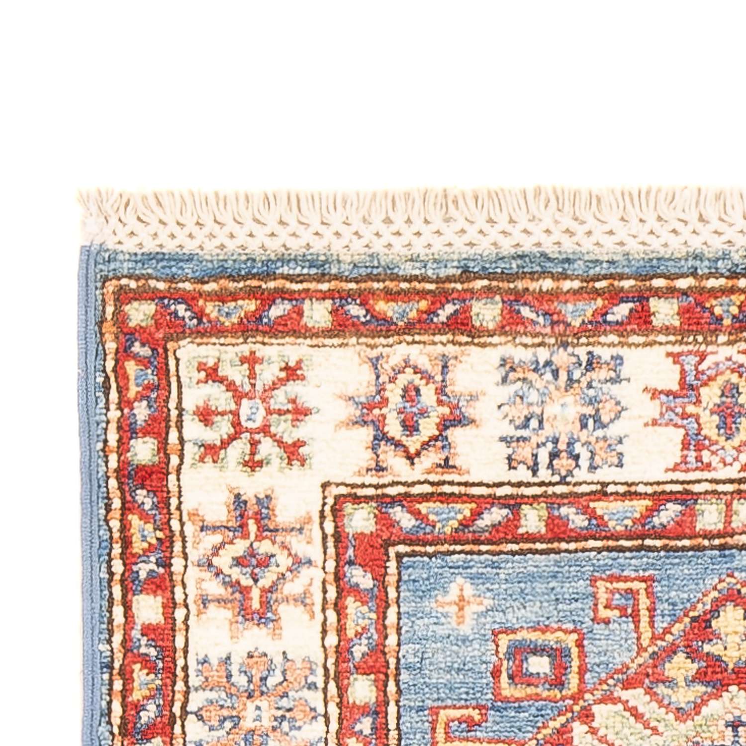 Tappeto corsia Tappeto Ziegler - Kazak - 185 x 60 cm - blu chiaro