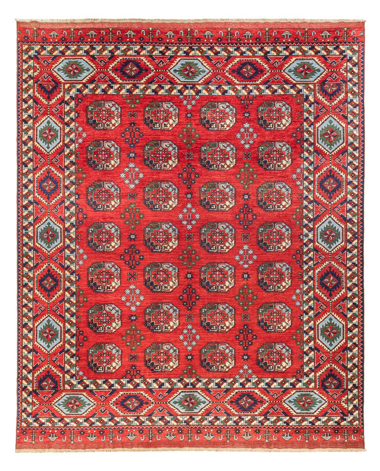 Tappeto afgano - 379 x 307 cm - rosso