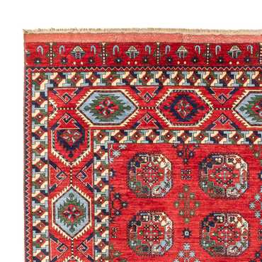 Afghaans tapijt - 398 x 309 cm - rood