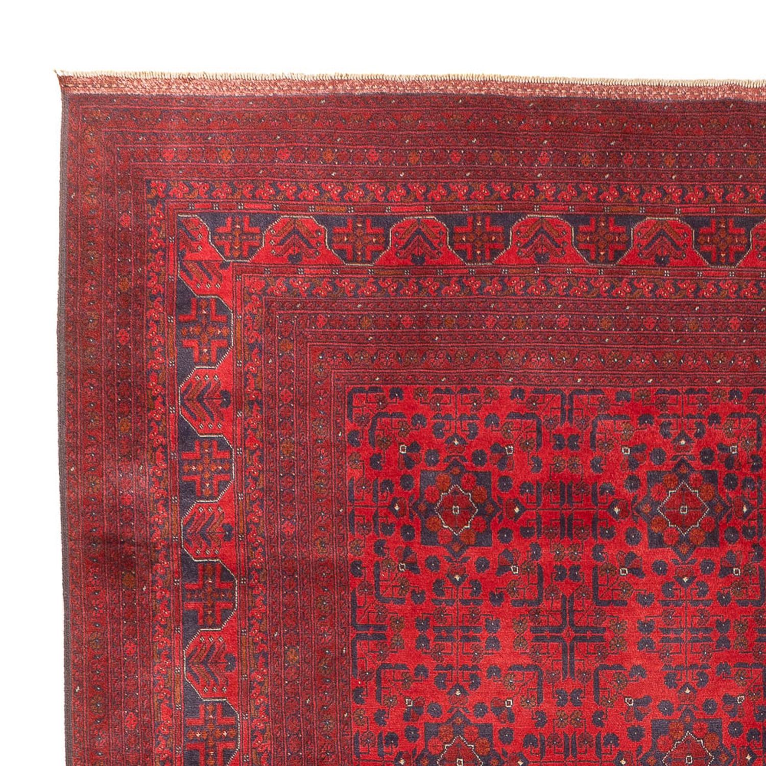 Afghan Teppich - Kunduz - 397 x 313 cm - rot