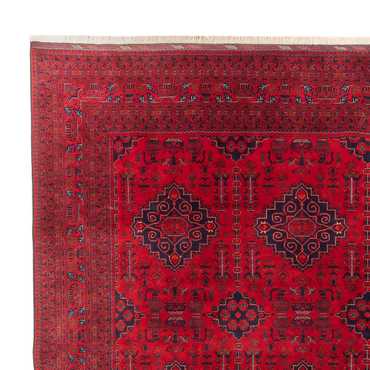 Afghaans tapijt - 397 x 295 cm - rood