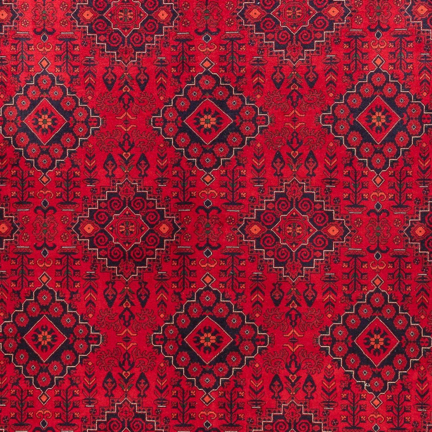 Afghaans tapijt - 396 x 297 cm - rood