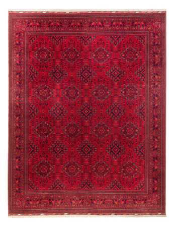 Tapis afghan - 396 x 297 cm - rouge