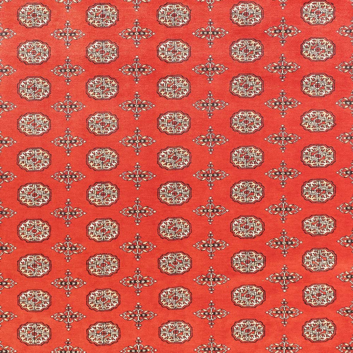 Alfombra afgana - Bukhara - 401 x 311 cm - rojo claro