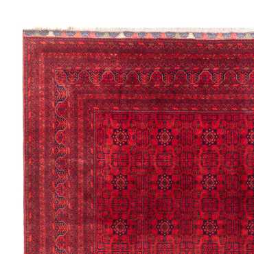 Afghaans tapijt - 401 x 303 cm - rood