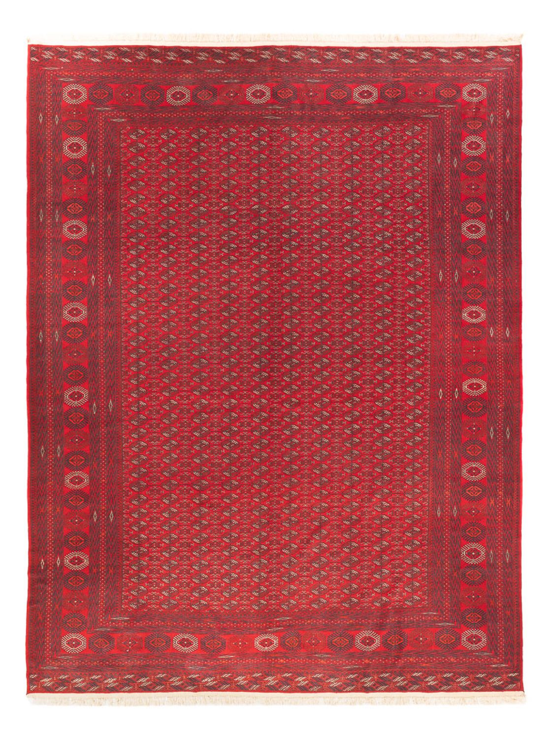 Alfombra afgana - Real - 400 x 305 cm - rojo