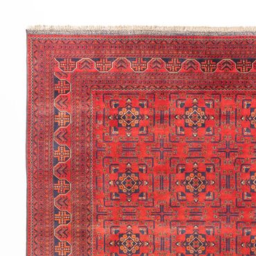 Tapis afghan - Kunduz - 391 x 296 cm - rouge