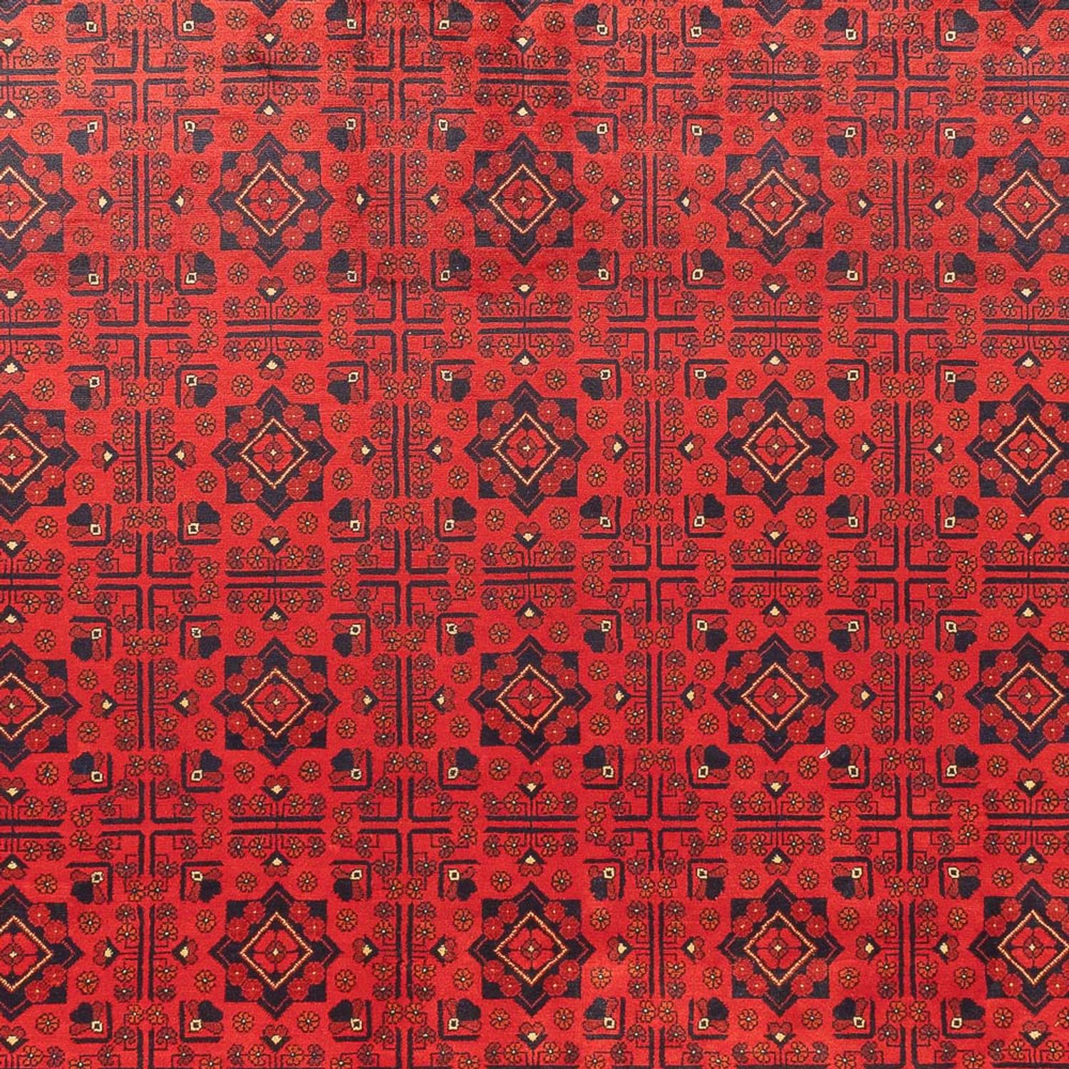 Tapis afghan - Kunduz - 383 x 300 cm - rouge