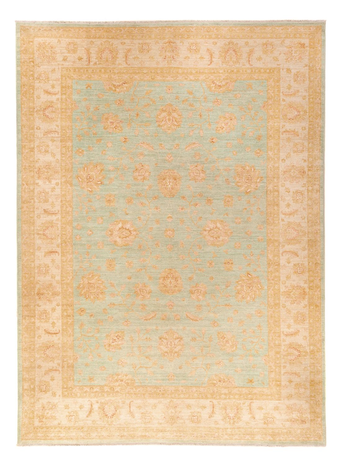 Tapis Ziegler - 372 x 272 cm - bleu clair