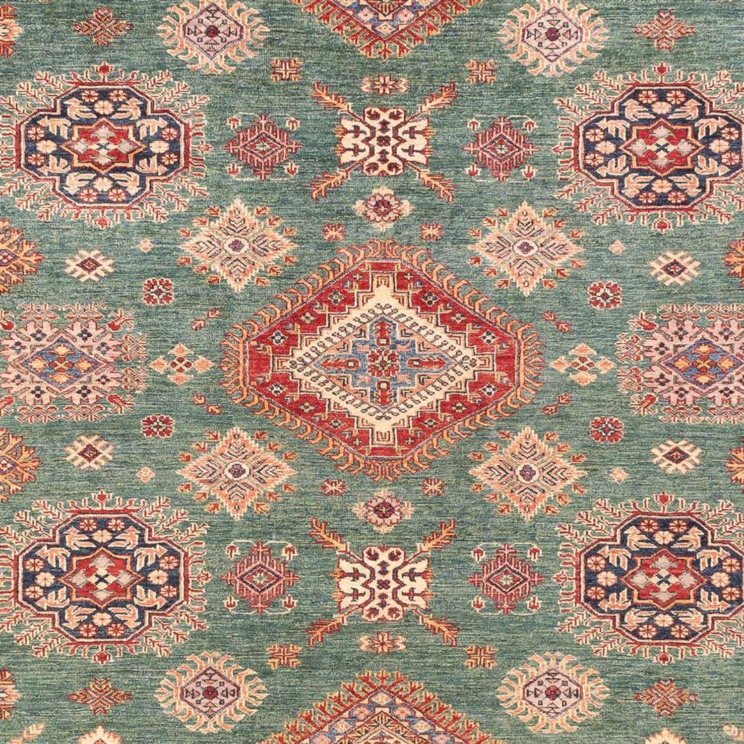 Ziegler Tapijt - Kazak - 366 x 276 cm - mintgroen