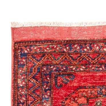 Tapis de couloir Tapis afghan - 390 x 82 cm - rouge