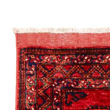 Tapis de couloir Tapis afghan - 395 x 76 cm - rouge