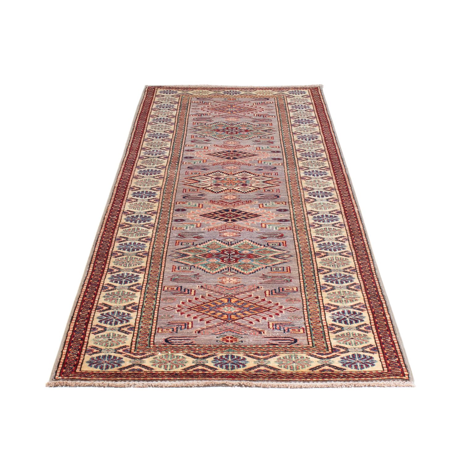 Tapis de couloir Tapis Ziegler - Kazak - 296 x 82 cm - saumon