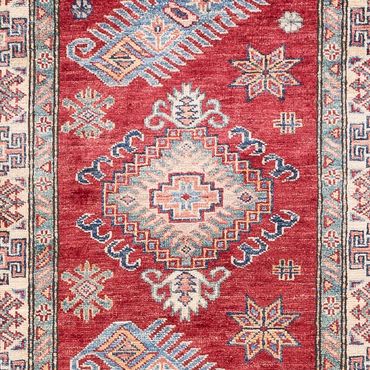 Løper Ziegler Teppe - Kazak - 306 x 80 cm - rød