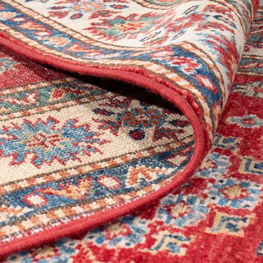 Tapis de couloir Tapis Ziegler - Kazak - 302 x 79 cm - rouge